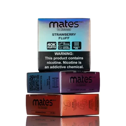 7 Daze Clickmate Mates Max Recharge 5% Nic - Gold Tobacco
