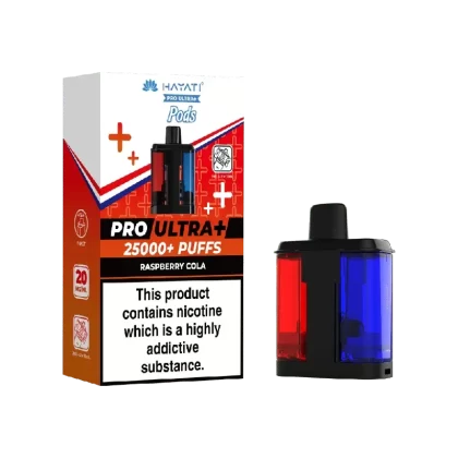 Hayati Pro Ultra Plus 25k Prefilled Pods Raspberry Cola