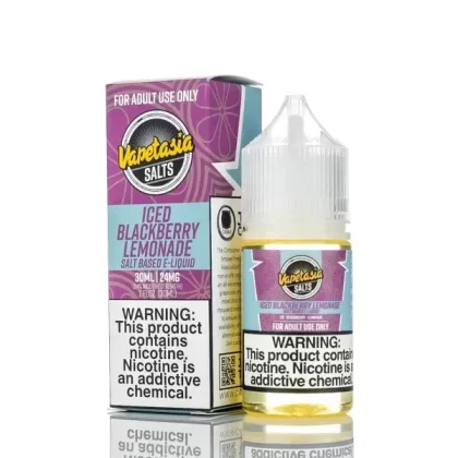 Vapetasia E-Juice Salts – ICED Blackberry Lemonade – 30ml