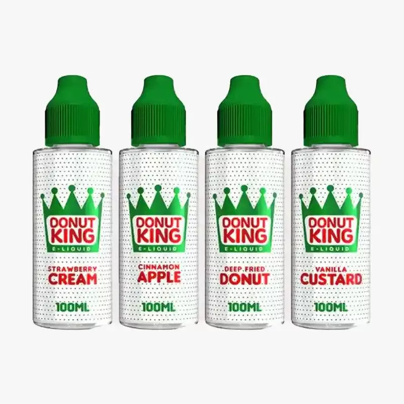 Donut King 100ml Shortfill E-Liquid - Envy Apple