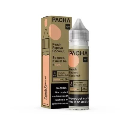 Peach Papaya Coconut E-Liquid by Pacha Syn - Vape Product; Vape Product, Vape Product