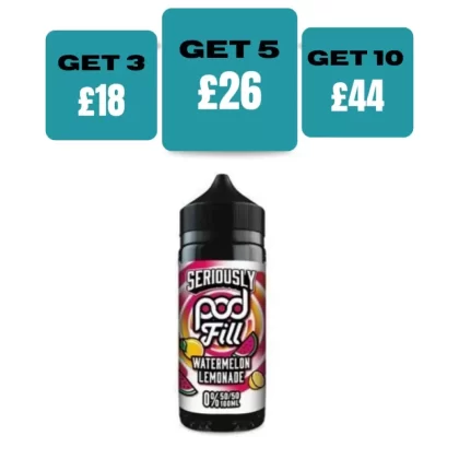 Seriously Pod Fill 100ml E-liquids - Cherry Twist / Yes