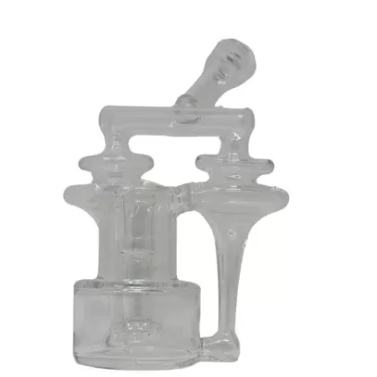 Clear Double Funnell RBR By Iridescent Glass - Vape Store