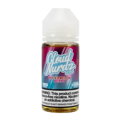 Iced Watermelon Berry by Cloud Nurdz 100mL - Consumer; Vape Product, Vape Product