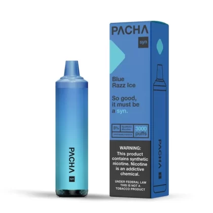Pacha Syn Disposables by Pachamama – Blue Razz Ice [3000 puffs]