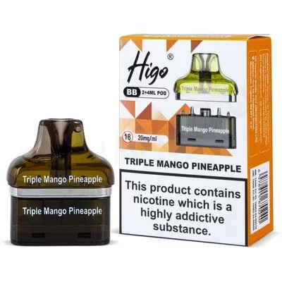 Triple Mango Pineapple Higo BB 4000 Refill Pod