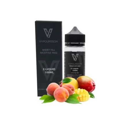 Vapoursson e-Liquid – Mango & Peach 0mg 100ml Shortfill | Cigee