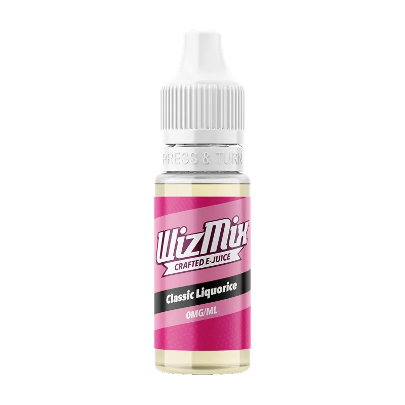 Wizmix Classic Liquorice - 10ml - 0mg (Discontinued) - Ecigwizard