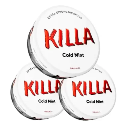 KILLA Cold Mint 16mg Nicotine Pouche - Agadirvapes Ma