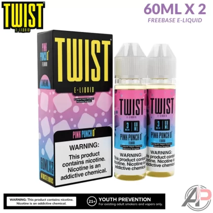 Twist Pink Punch 0° E-Liquid 120mL - Vape Product, Vape Product