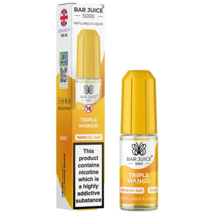 Triple Mango Nic Salt E-Liquid by Bar Juice 5000 (10ml) - 5mg