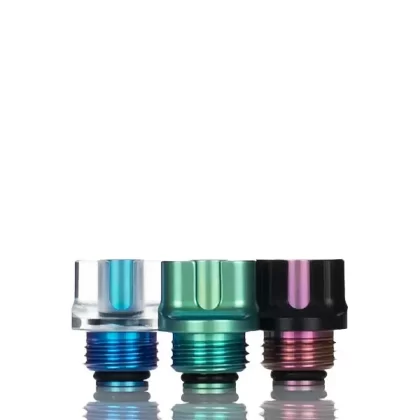 MK MODS Titanium TA Boro Integrated 4 Sleeve Drip Tip Set - Vapordna