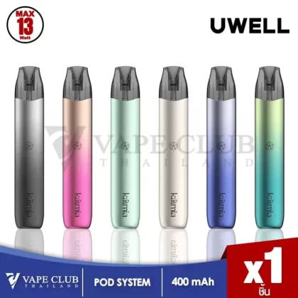 Uwell Kalmia Pod Kit - Mysti Black, Gentle Pink