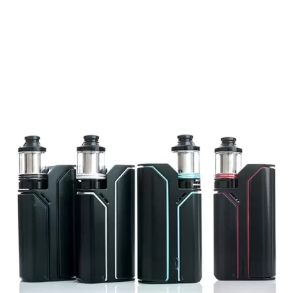 WISMEC Reuleaux RX75 Starter Kit with Amor Mini Tank - 2ml - Silver Frame Black