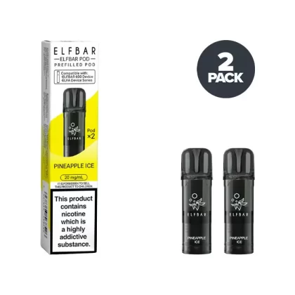 Pineapple Ice Elf Bar 600 Prefilled Pods - Ukecigstore