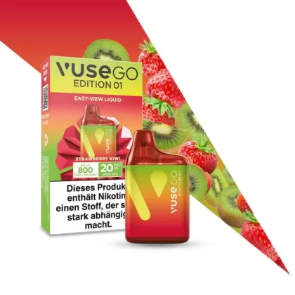 Vuse Go 800 – Strawberry Kiwi - Propylenglykol, Benzoesäure; 20mg/ml
