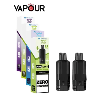 Hayati Pro Max Plus 6000 Zero Nicotine Pods - Blue Razz GB