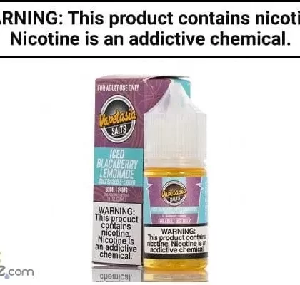 ICED BLACKBERRY LEMONADE BY VAPETASIA SALT 30ML - Vapejuice