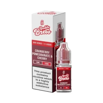 Double Brew Cranberry Pomegranate Cherry Nic Salt E-Liquid