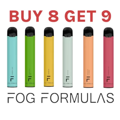 FOG FORMULAS DISPOSABLE VAPE - Razz Currant Ice / 20MG Intense