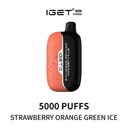 IGET Moon K5000 Puffs – Strawberry Orange Green Ice - Ozvapeone (E81DCE)