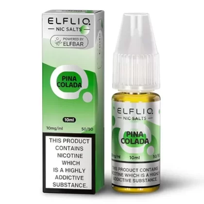 Pina Colada Elfliq Nic Salt Elf Liq E-Liquid 5mg, 10mg, 20mg – 5pks, 10pks & 20pks
