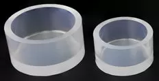 Round Silicone Rubber Molds, Reusable, Clear