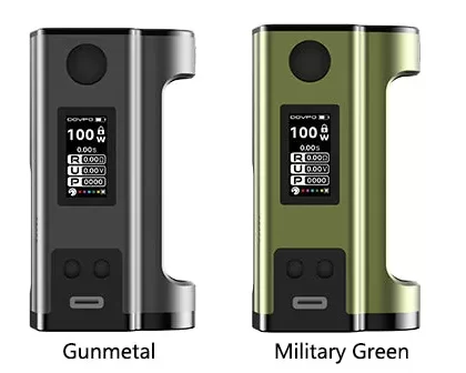 DOVPO Flipside Solo Box Mod 100W - Military Green