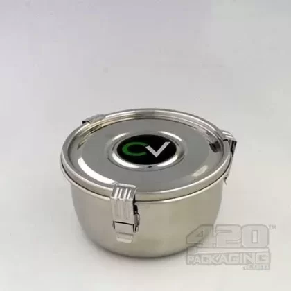 .70 Liter C-Vault Large Metal Storage Jar With Boveda Packs - Ejuicewarehouse