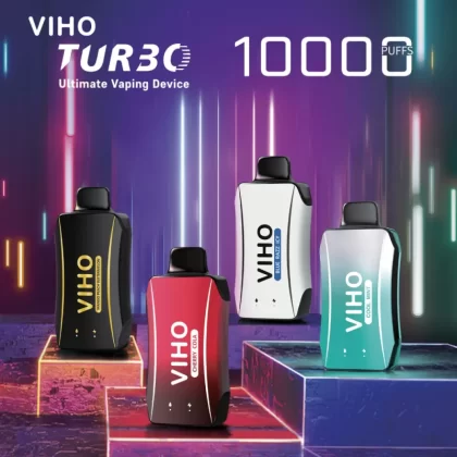 VIHO Turbo 10K Disposable Device – 10,000 Puffs - Lemon Mint