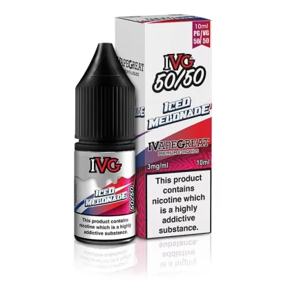IVG 50/50 Ice Menthol 10ml Nic Salt Vape Juice - Strength 3mg