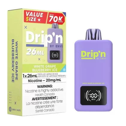 Drip’n 26ML 70k – White Grape Blueberry Ice (PROV)
