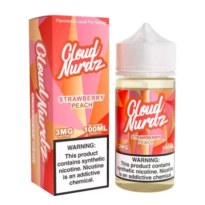 Strawberry Peach | Cloud Nurdz | 100mL - 0MG