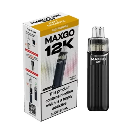 Relx Maxgo 12k Prefilled Pod Kit Fizzy Pineapple - Nicotine Strength#20mg