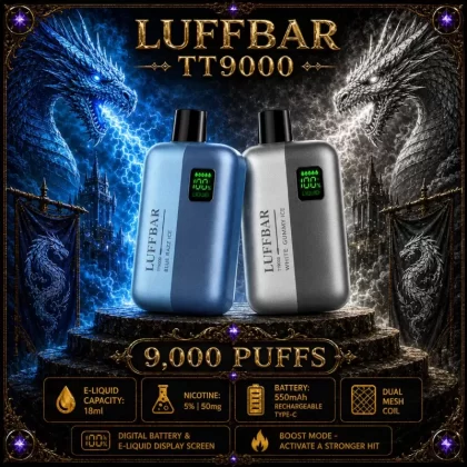 LUFFBAR TT9000 - Cactus Lime - Vapeciga