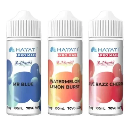 Hayati Pro Max E-Liquid 100ml (Any 3 for £10)