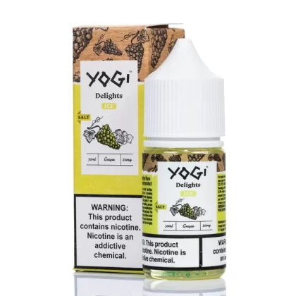 Yogi Delights Salt White Grape Ice eJuice - Vape Product, Vape Product (8B09CB)