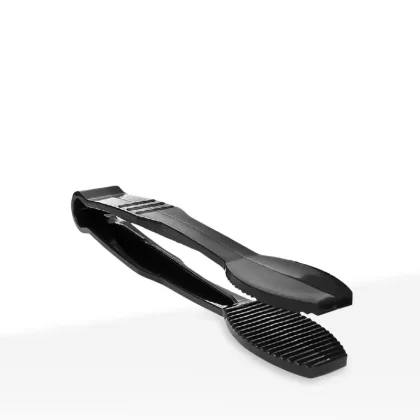 6″ Polycarbonate Flat Grip Tong – Black