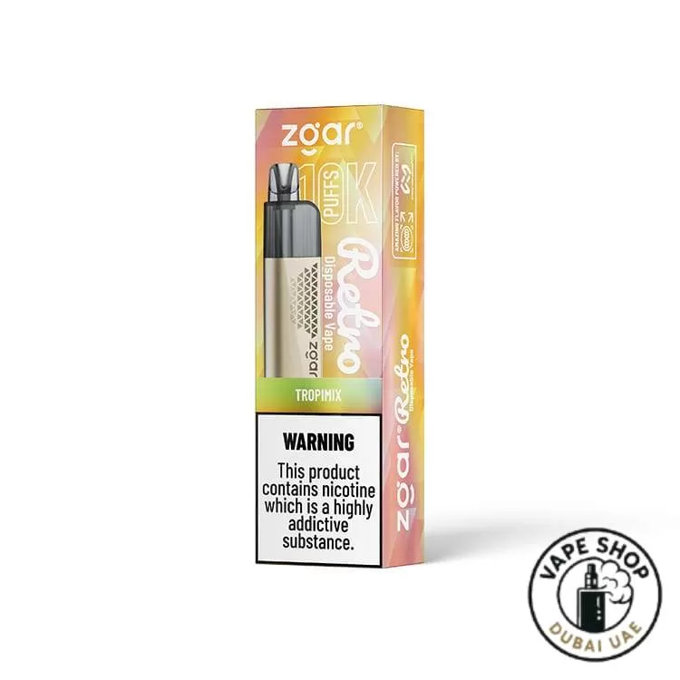 ZGAR Retro 10000 Puffs 5%(50mg) Nicotine In Dubai - Vape Product, BOX OF 10 PCS; Apple Duo, Banana Rush (380486) - Image 3