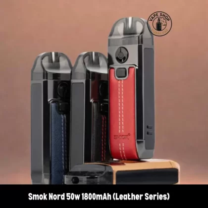 Smok Nord 50w 1800mAh (Leather Series) Pod System In Dubai, UAE - Beige White, Black