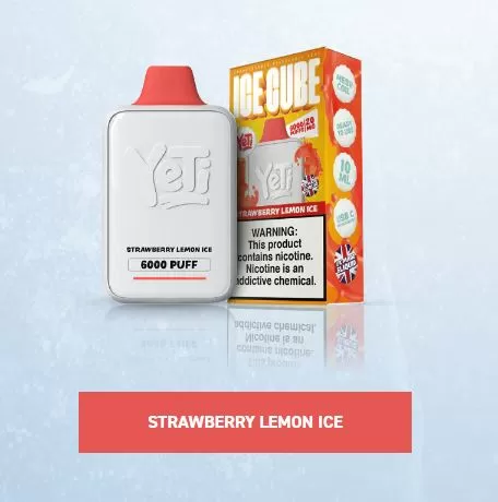 Yeti - Ice Cube Disposable Vape (6000 Puffs) - 20 mg / Orange Mango Ice - Image 2