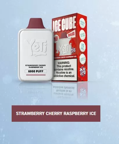 Yeti - Ice Cube Disposable Vape (6000 Puffs) - 20 mg / Orange Mango Ice - Image 3