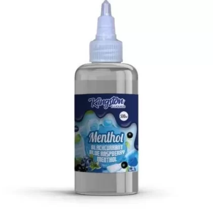 Kingston E-liquids Menthol 500ml Shortfill - Blue Raspberry Menthol / Yes