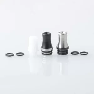 VWM Style 510 Drip Tip Set – B Stainless Steel & POM (2 PCS)