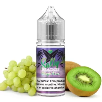 Salty Beaches – Grape Kiwi – 30mL - Vape Product; Vape Product, Vape Product (57F4F0)
