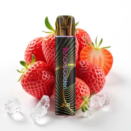 JNR Black&Golden 800 Puffs 550mAh Fresa Hielo Mexico vape - Fumotvapemexico