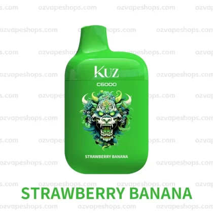 KUZ C6000 PUFFS – STRAWBERRY BANANA - Ozvapeone (AB25CF)