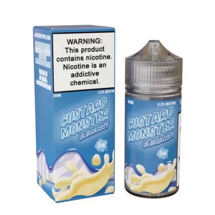 Custard Monster - Blueberry - 100ML E-Liquid - 3MG