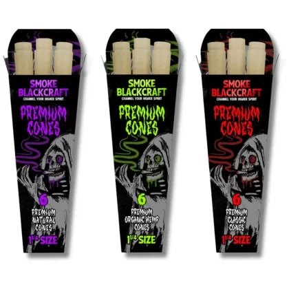 Smoke Blackcraft Cones - Material#Natural>Classic>Organic Hemp (F38C01)