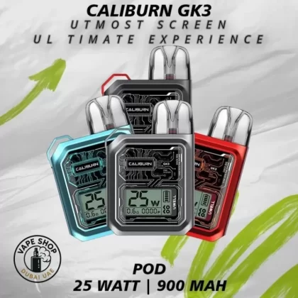UWELL Caliburn GK3 Kit 25W Pod System 2.5ml Vape Kit 900mAh Starter Kit in Dubai, UAE - Vapeshopdubaiuae